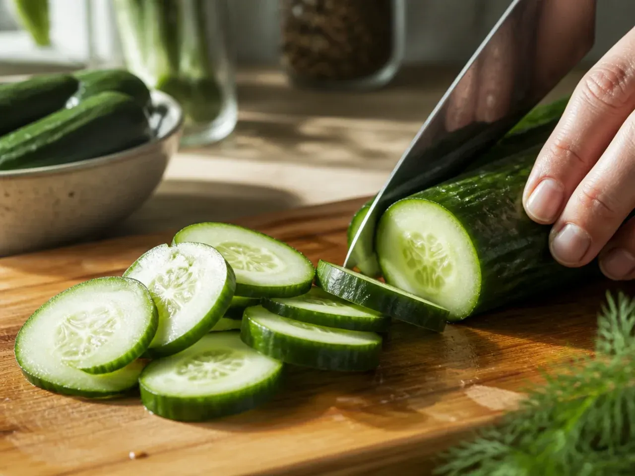 easy refrigerator pickles recipe step 1