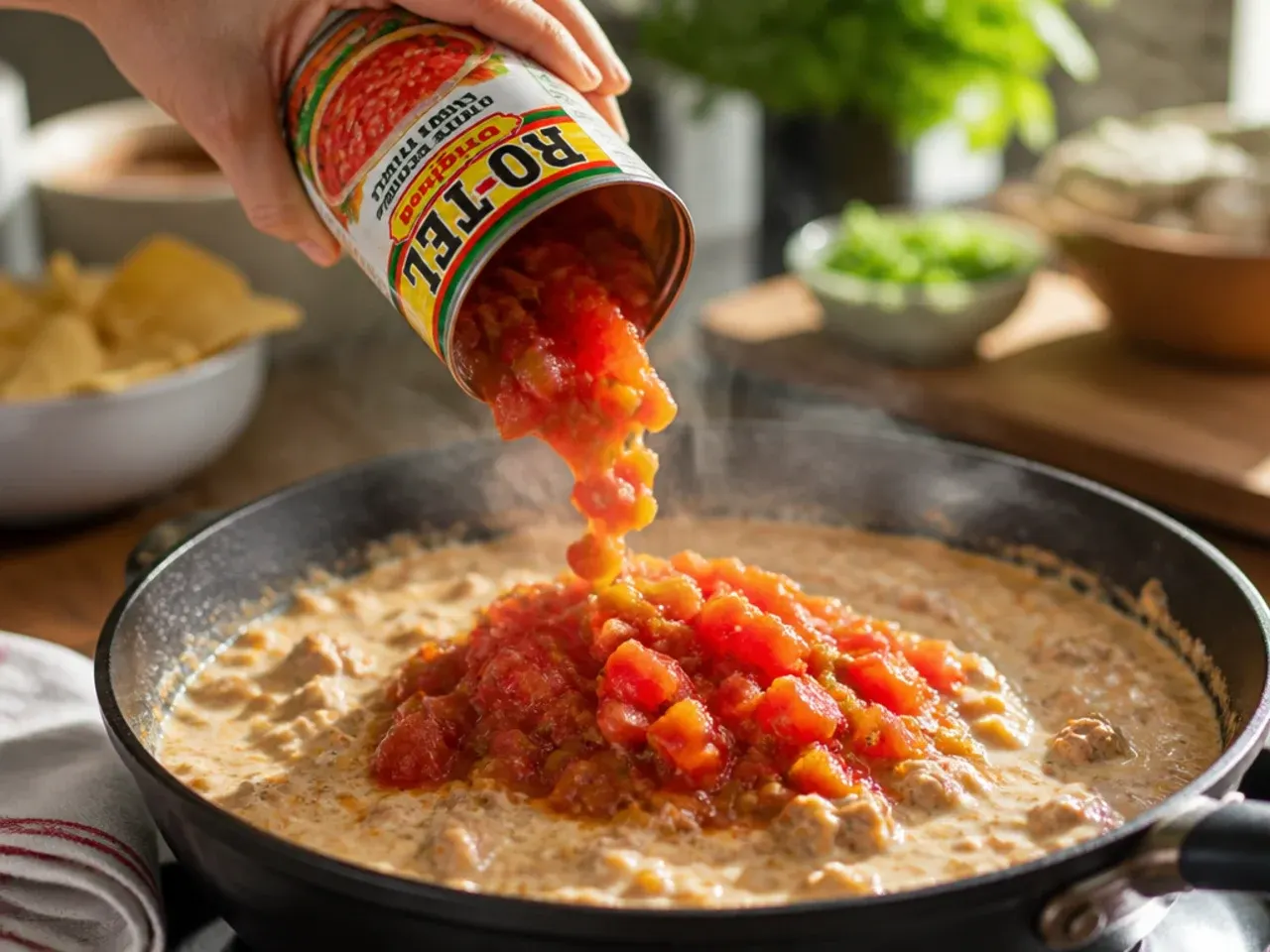 easy rotel dip recipe step 3