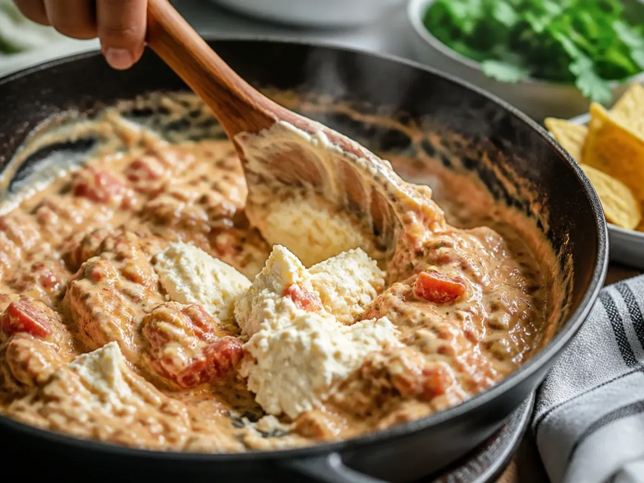 easy rotel dip recipe step 5