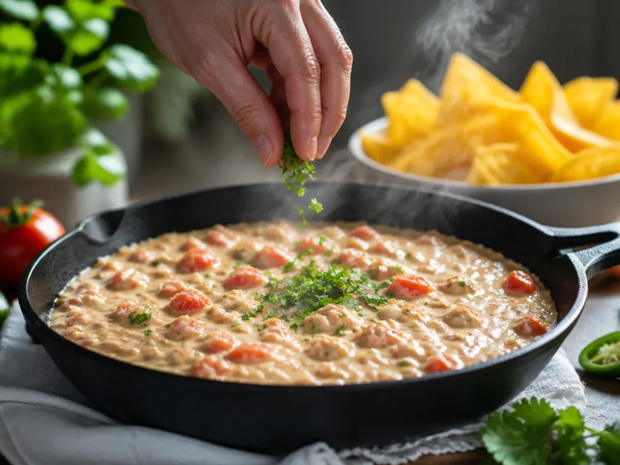 easy rotel dip recipe step 6
