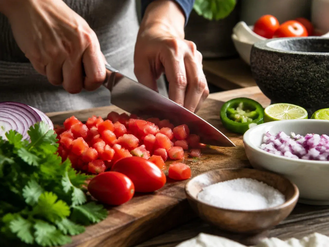 easy salsa recipe recipe step 1