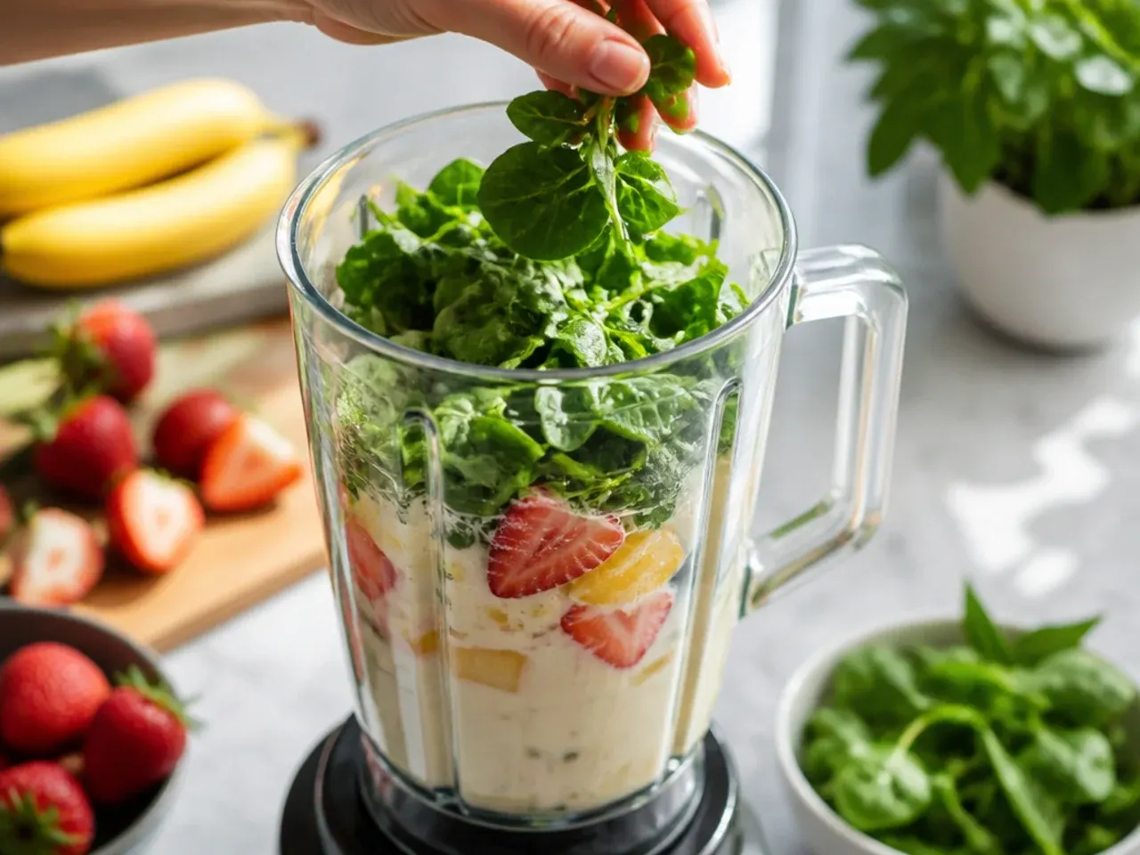 easy smoothie recipes healthy recipe step 5