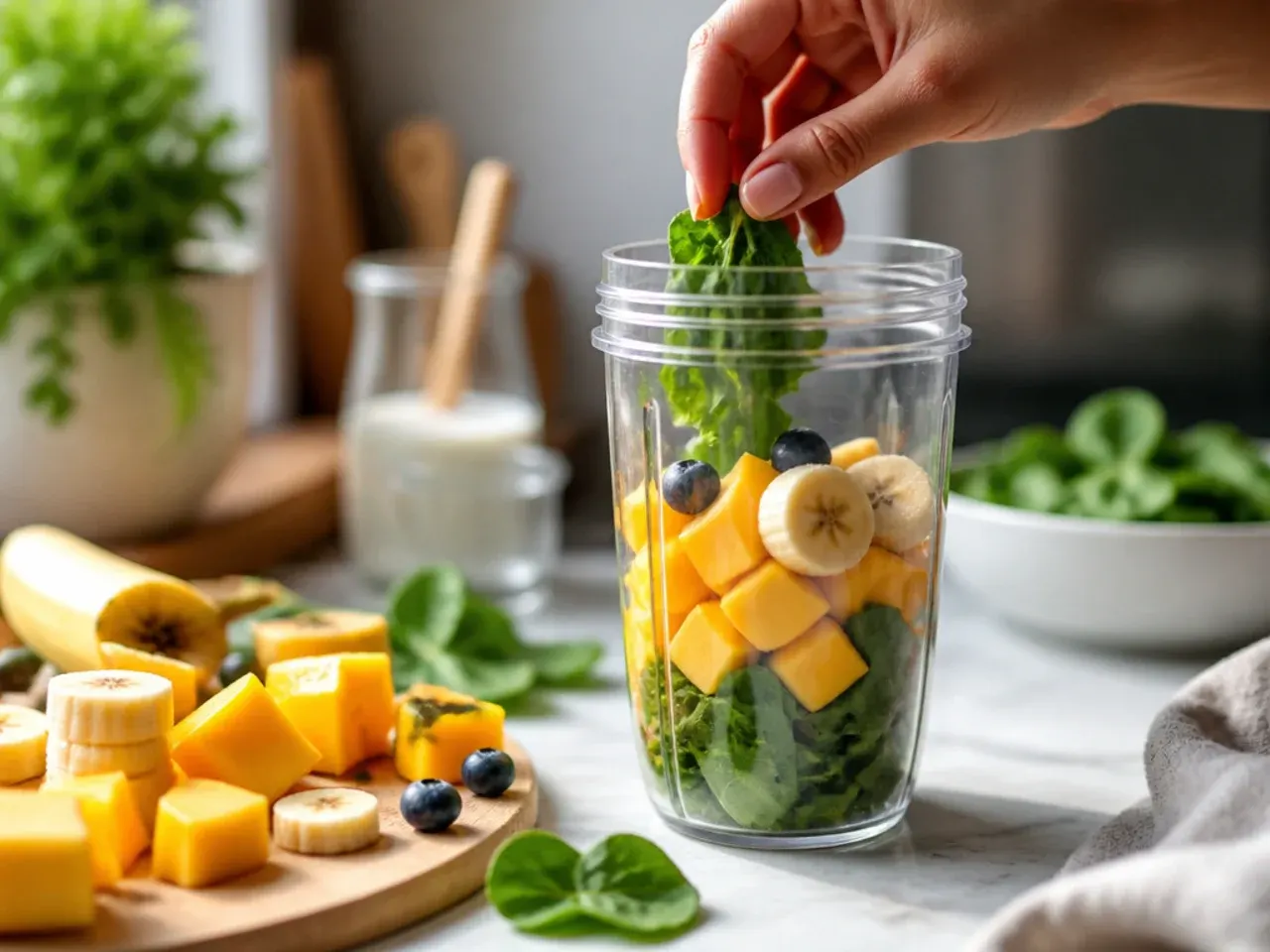 easy smoothie recipes healthy recipe step 12