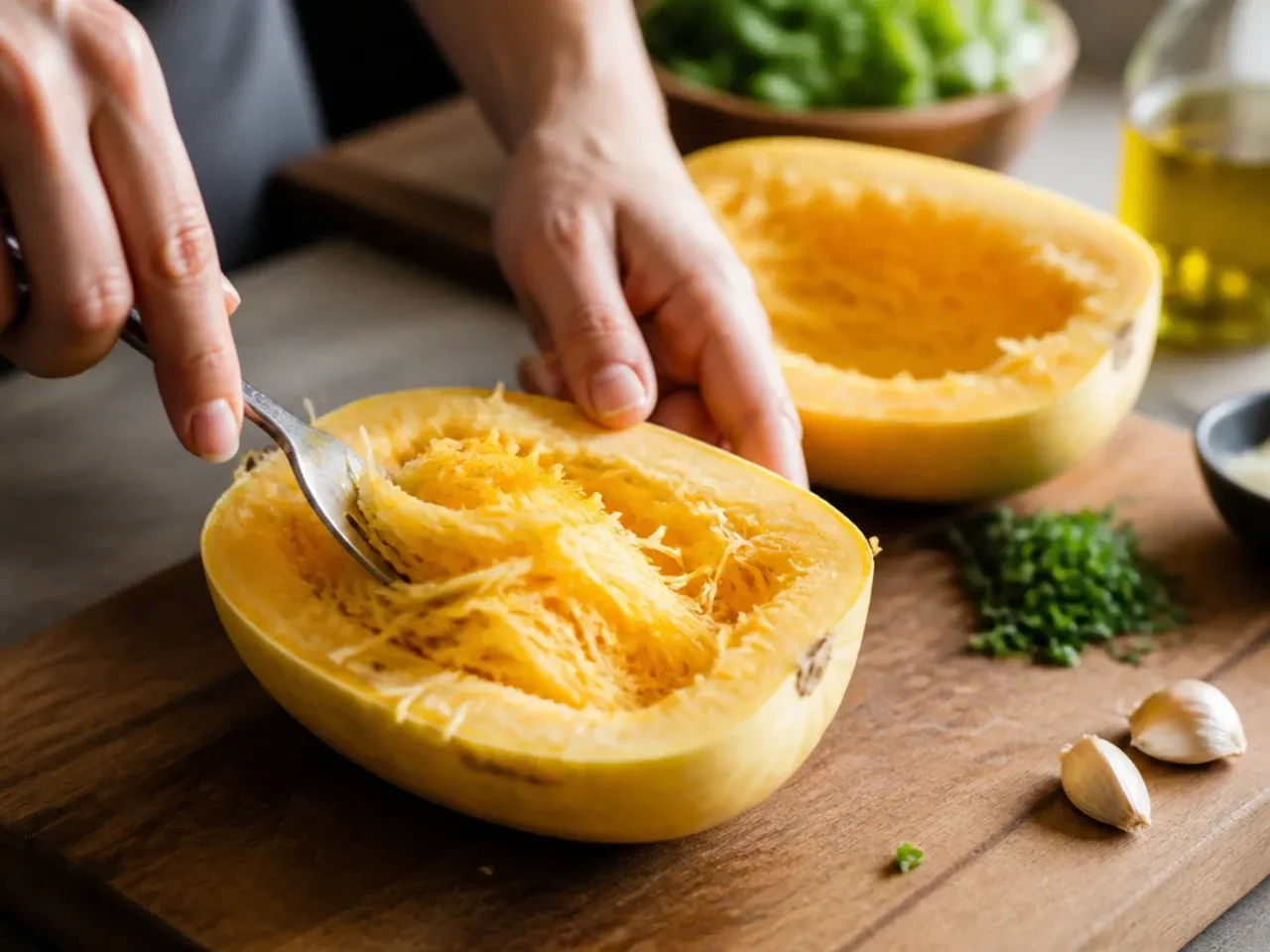 easy spaghetti squash recipes recipe step 1