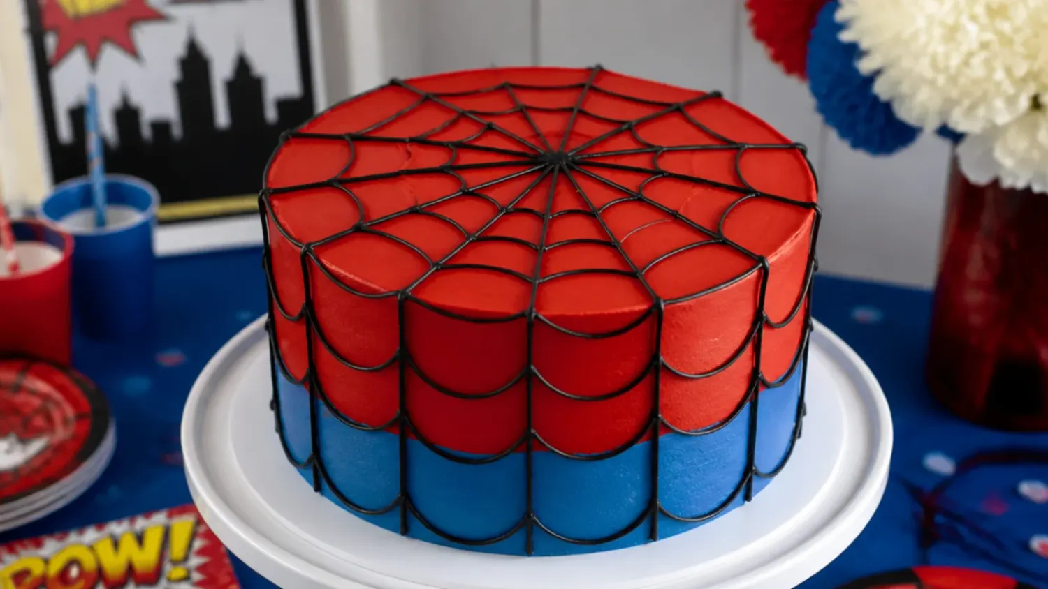 easy spiderman cake — 20 Easy Spiderman Cake Designs Anyone Can Make