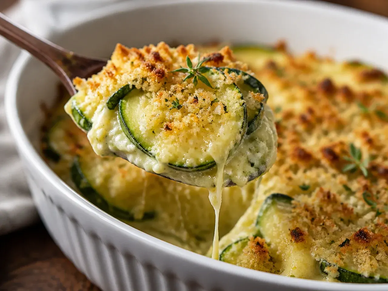 Zucchini slices roasting in a single layer on a baking tray with golden edges.