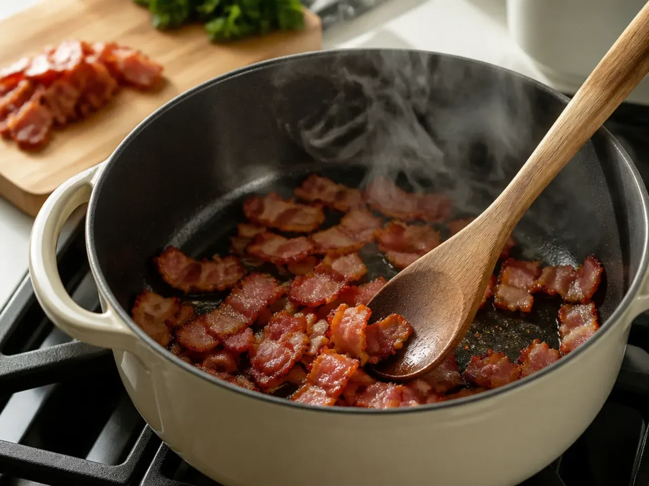 easy zuppa toscana soup recipe step 1