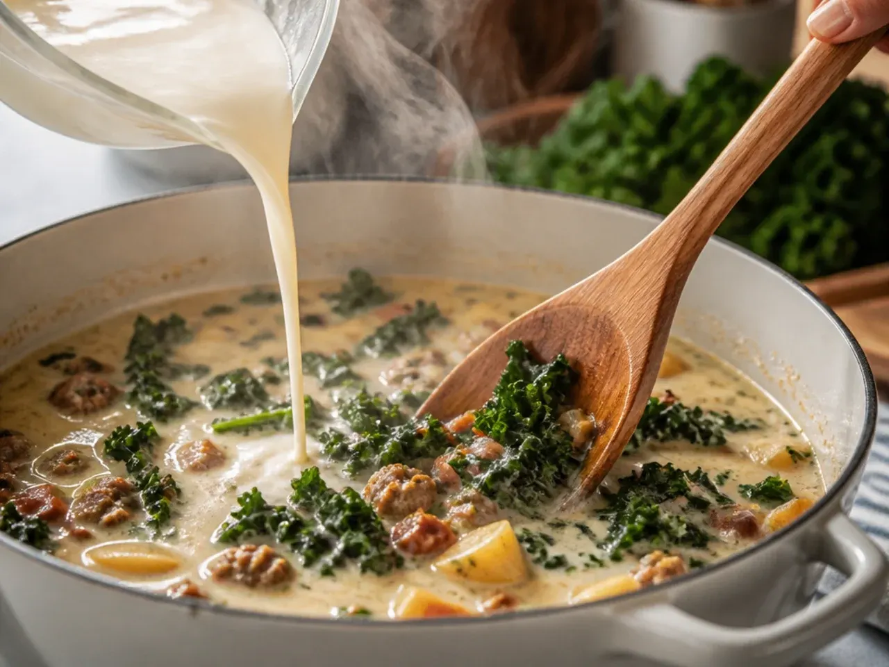 easy zuppa toscana soup recipe step 6