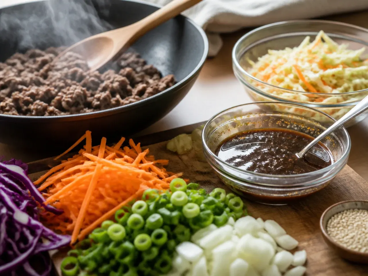 egg roll bowl recipes recipe step 1