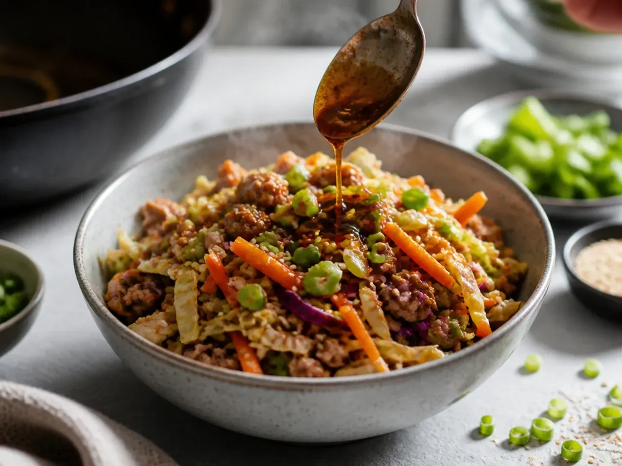 egg roll bowl recipes recipe step 7