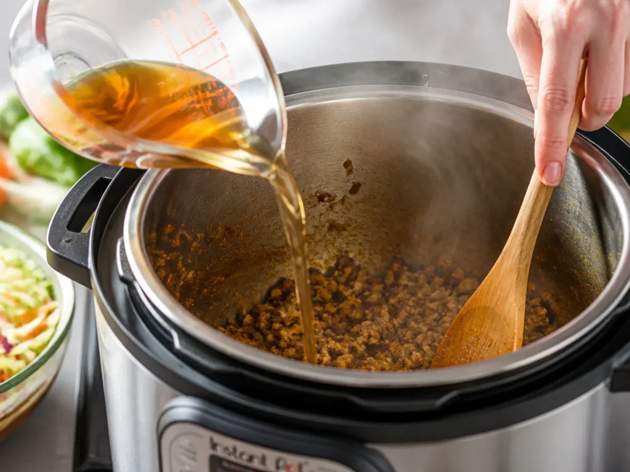 egg roll in a bowl instant pot recipe step 3
