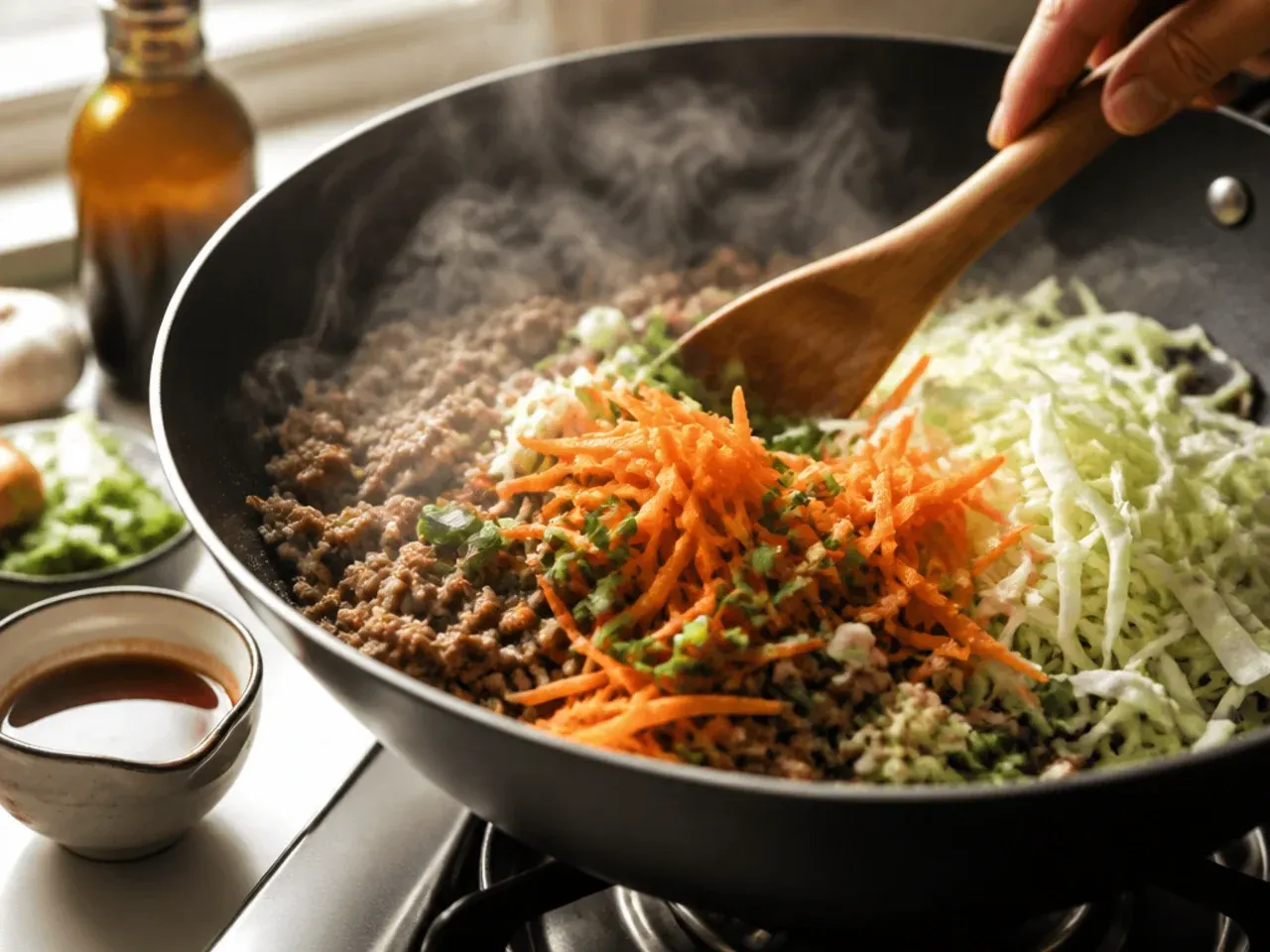 egg roll in a bowl recipe recipe step 1