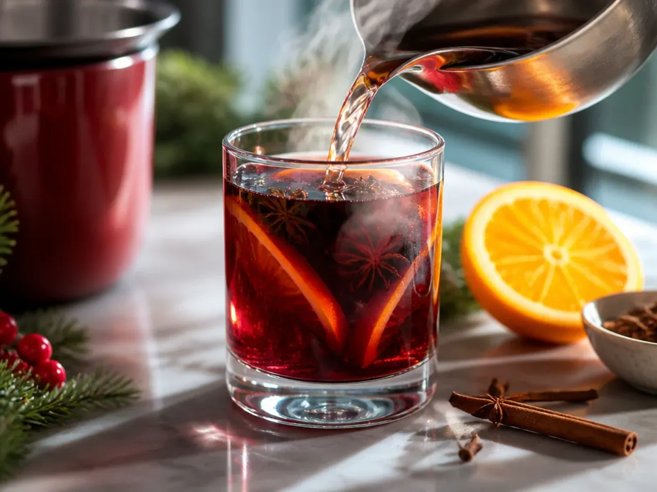 festive christmas drinks recipe step 1
