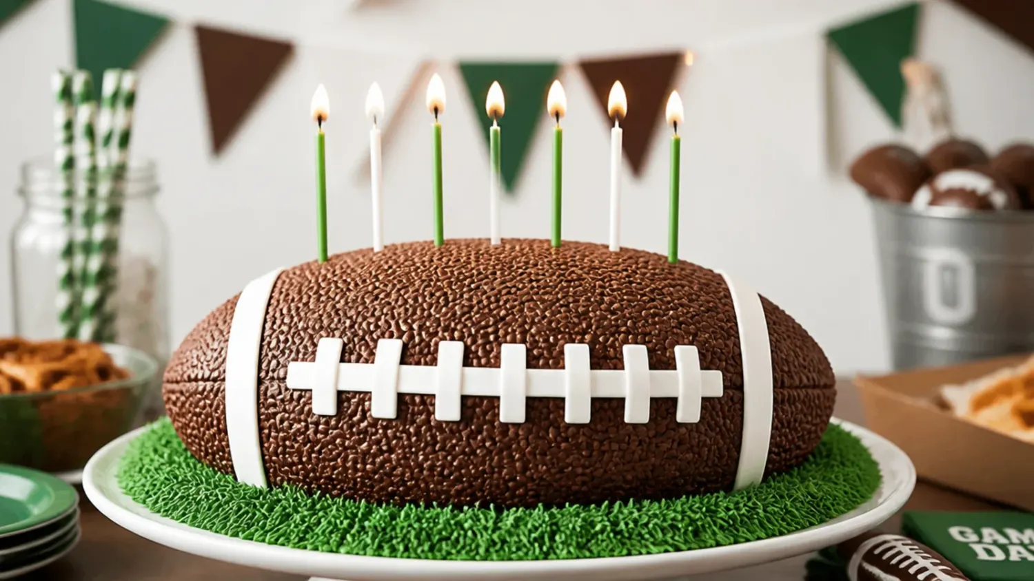 football birthday cake — 25 Gorgeous Football Birthday Cake Ideas