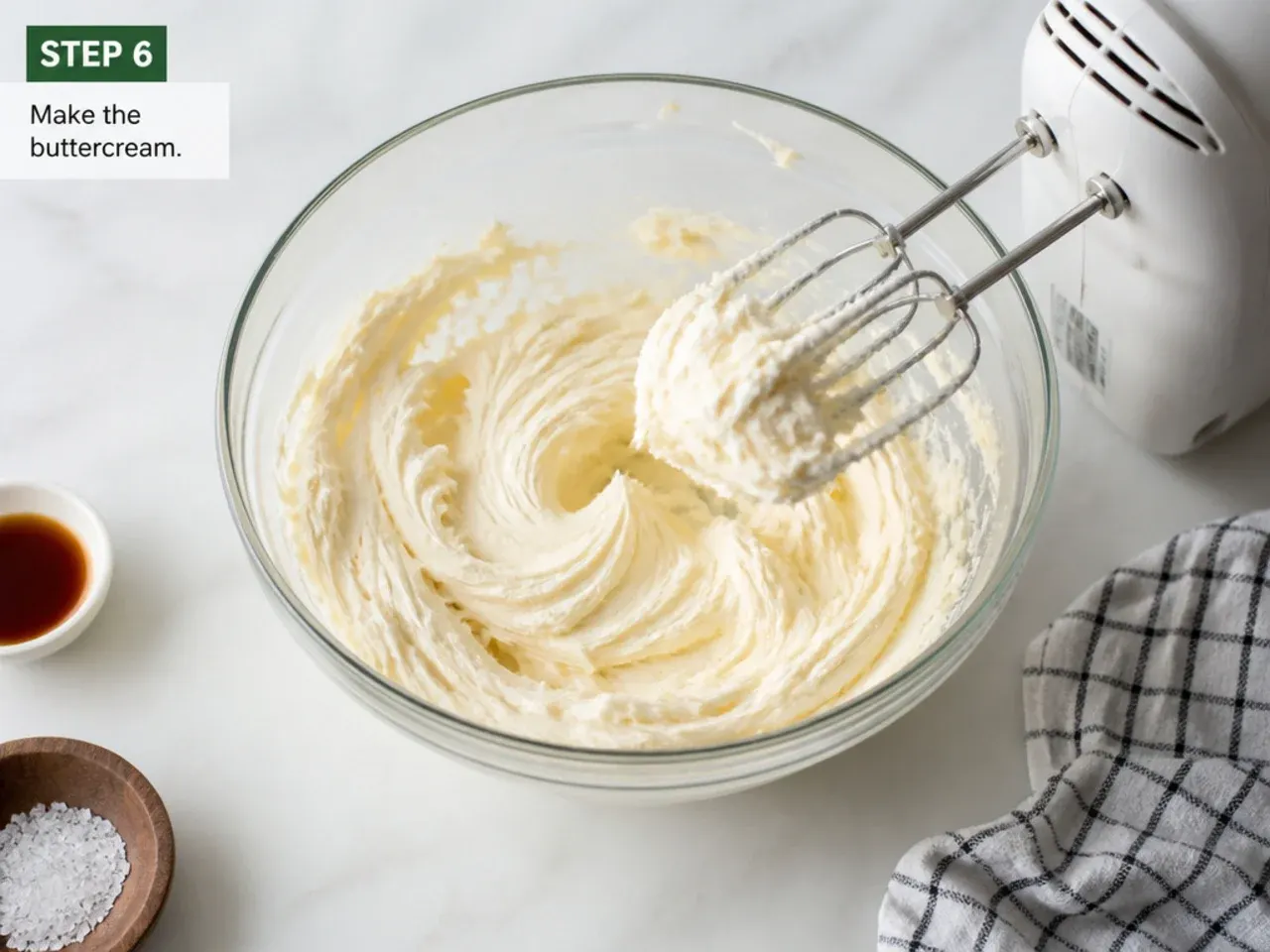 football cake designs — step 6: make the buttercream
