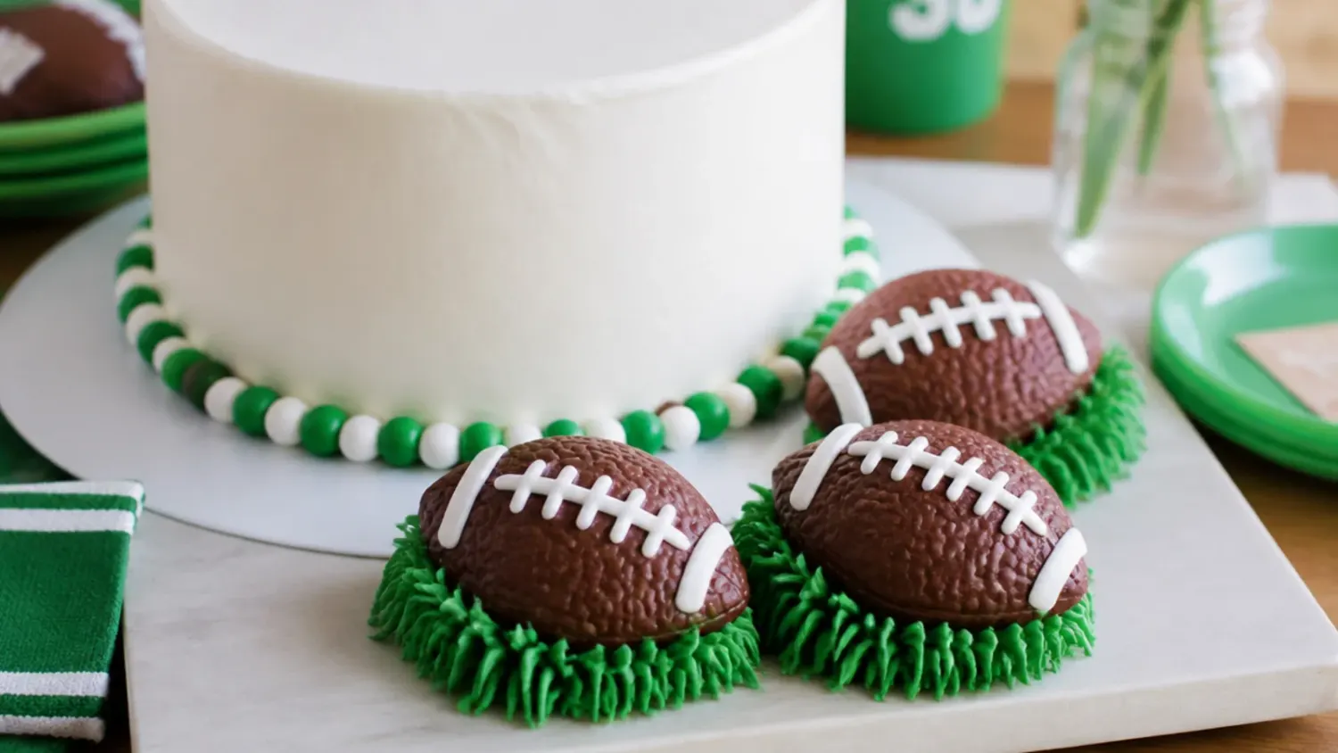football cake topper — 20 Creative Football Cake Topper Ideas