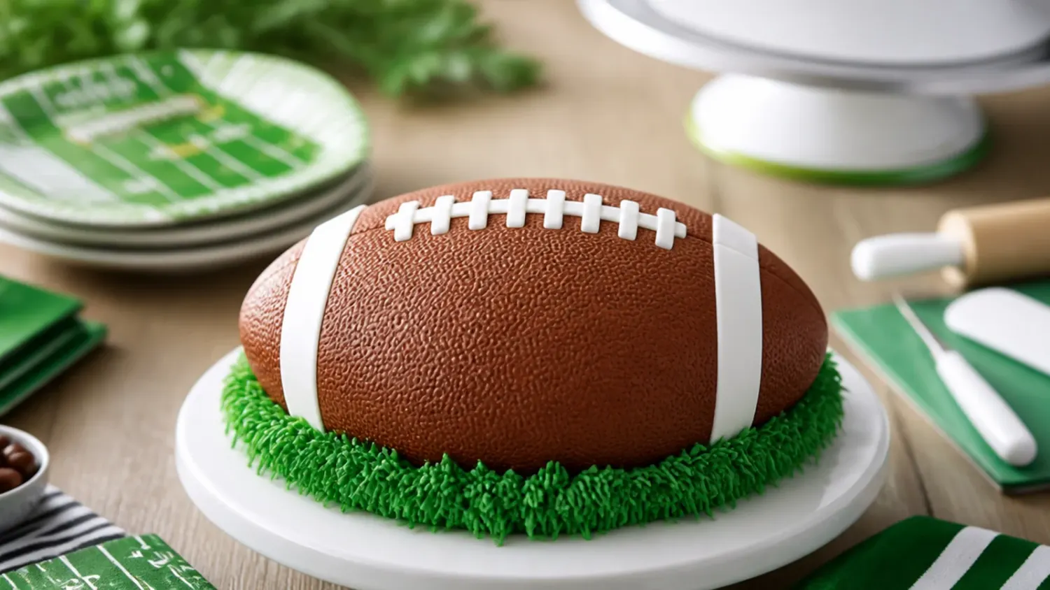 football fondant cake — 7 Steps to a Fun Football Fondant Cake