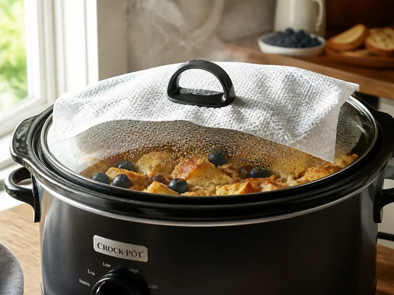 french toast casserole crockpot recipe step 5