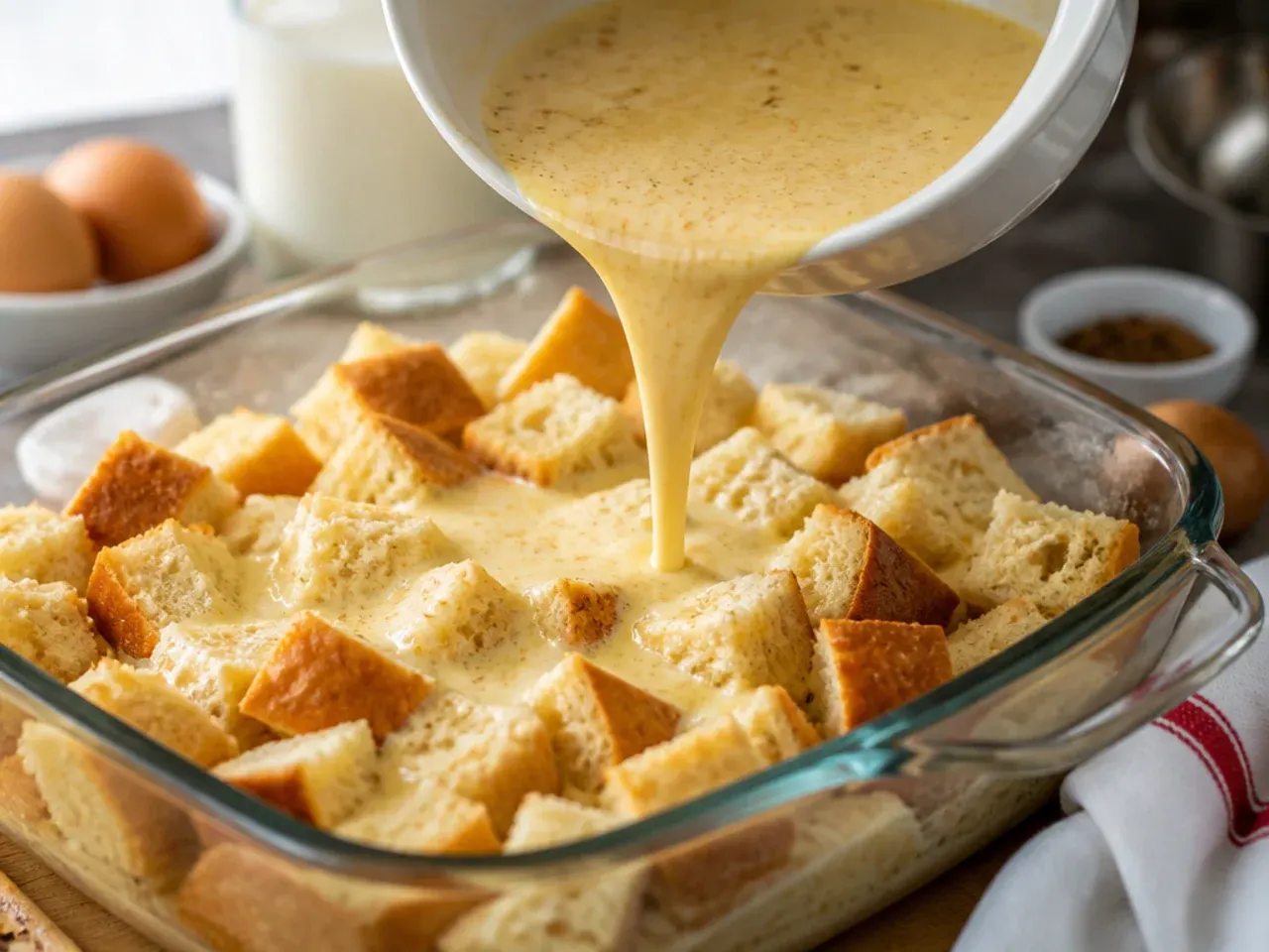 french toast casserole recipe step 2