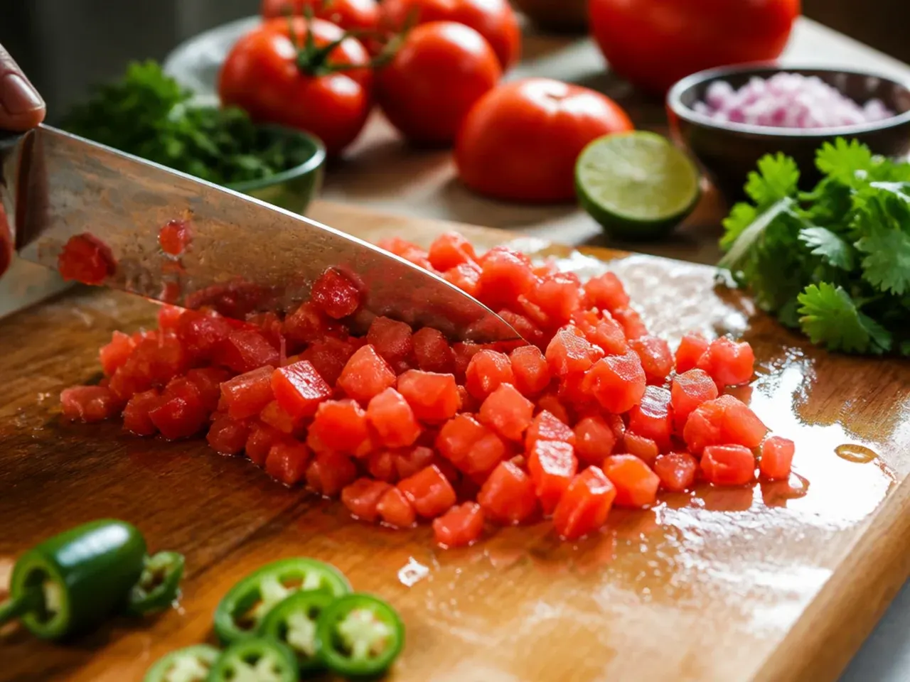 fresh salsa recipe recipe step 1