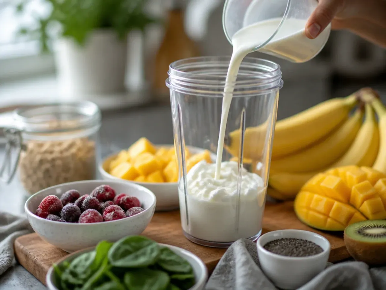 fruit smoothie recipes healthy recipe step 2