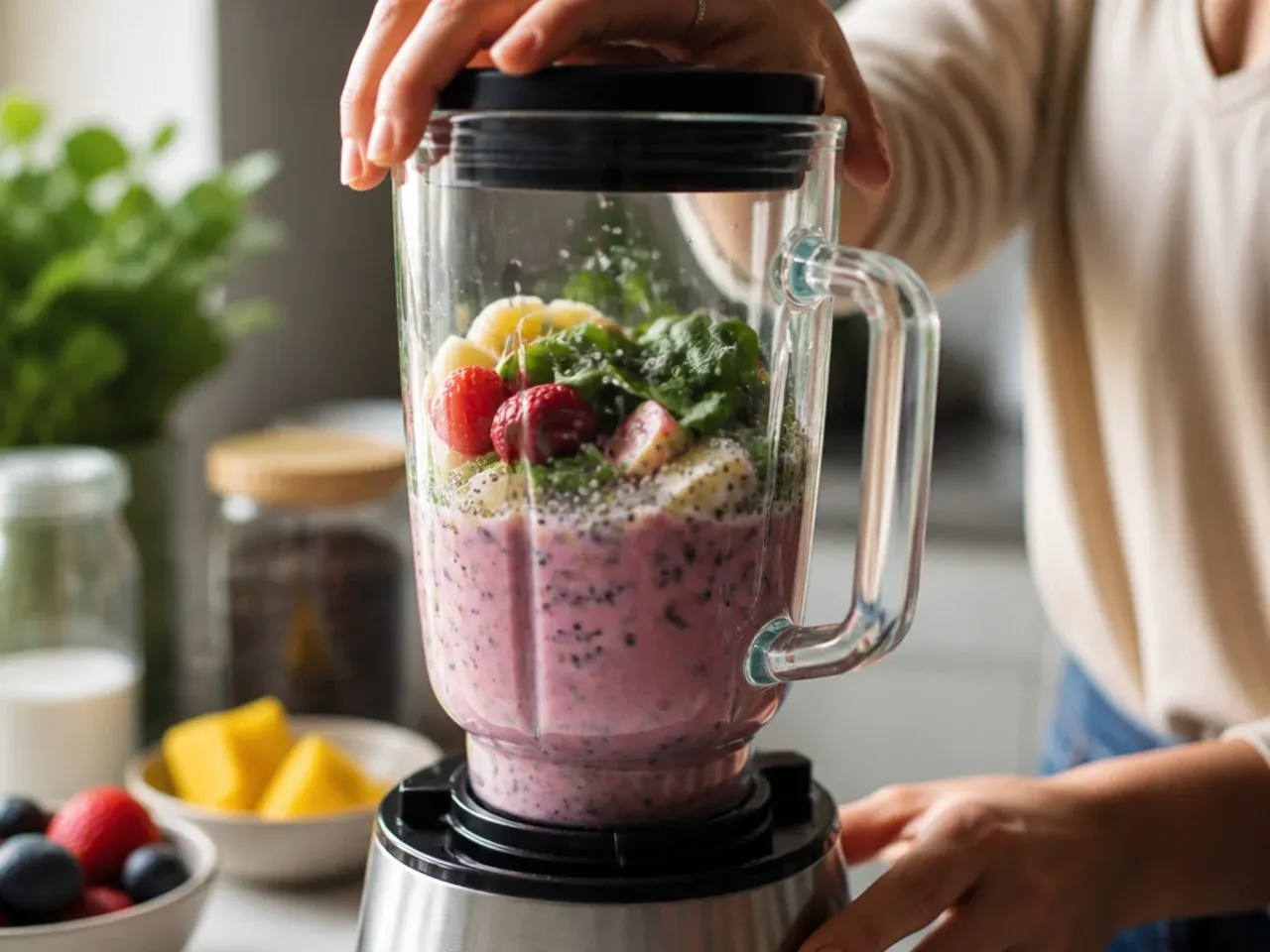 fruit smoothie recipes healthy recipe step 5