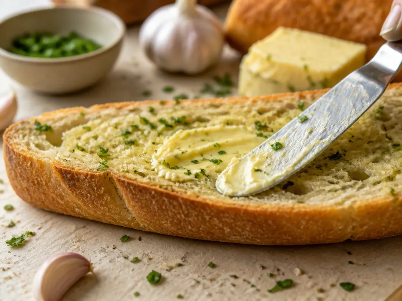 garlic bread recipe homemade recipe step 3