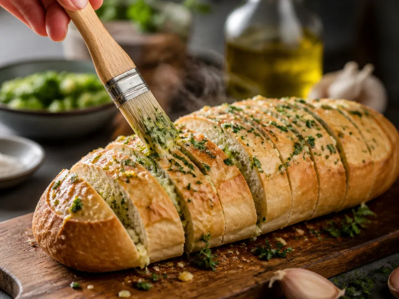garlic bread recipe homemade recipe step 4