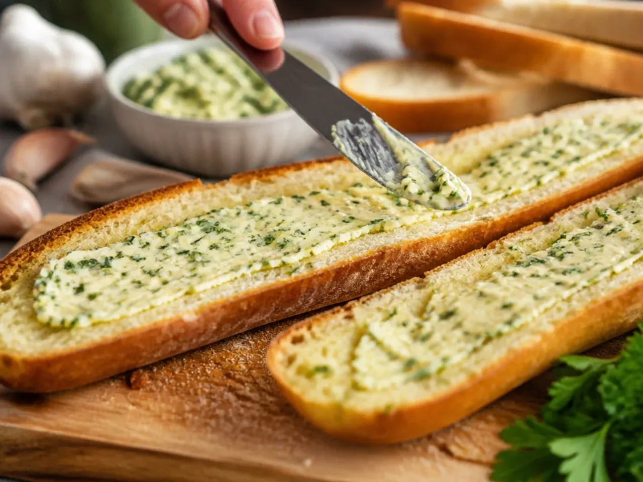 garlic bread recipe recipe step 3