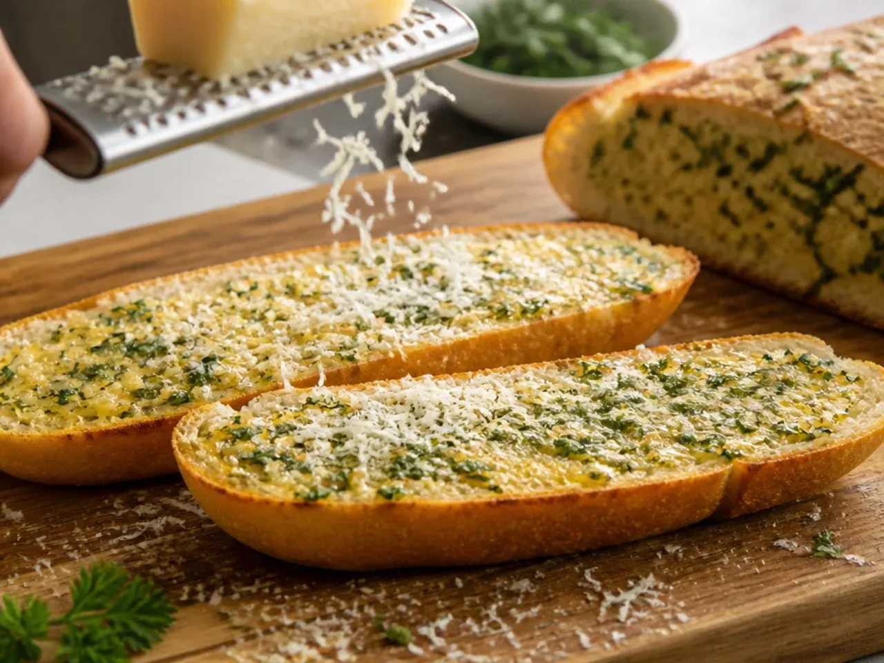garlic bread recipe recipe step 4