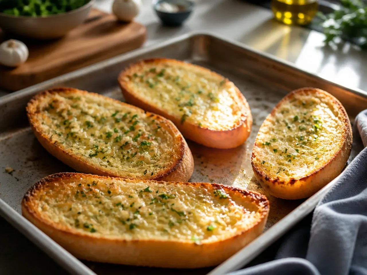 garlic bread recipe recipe step 5