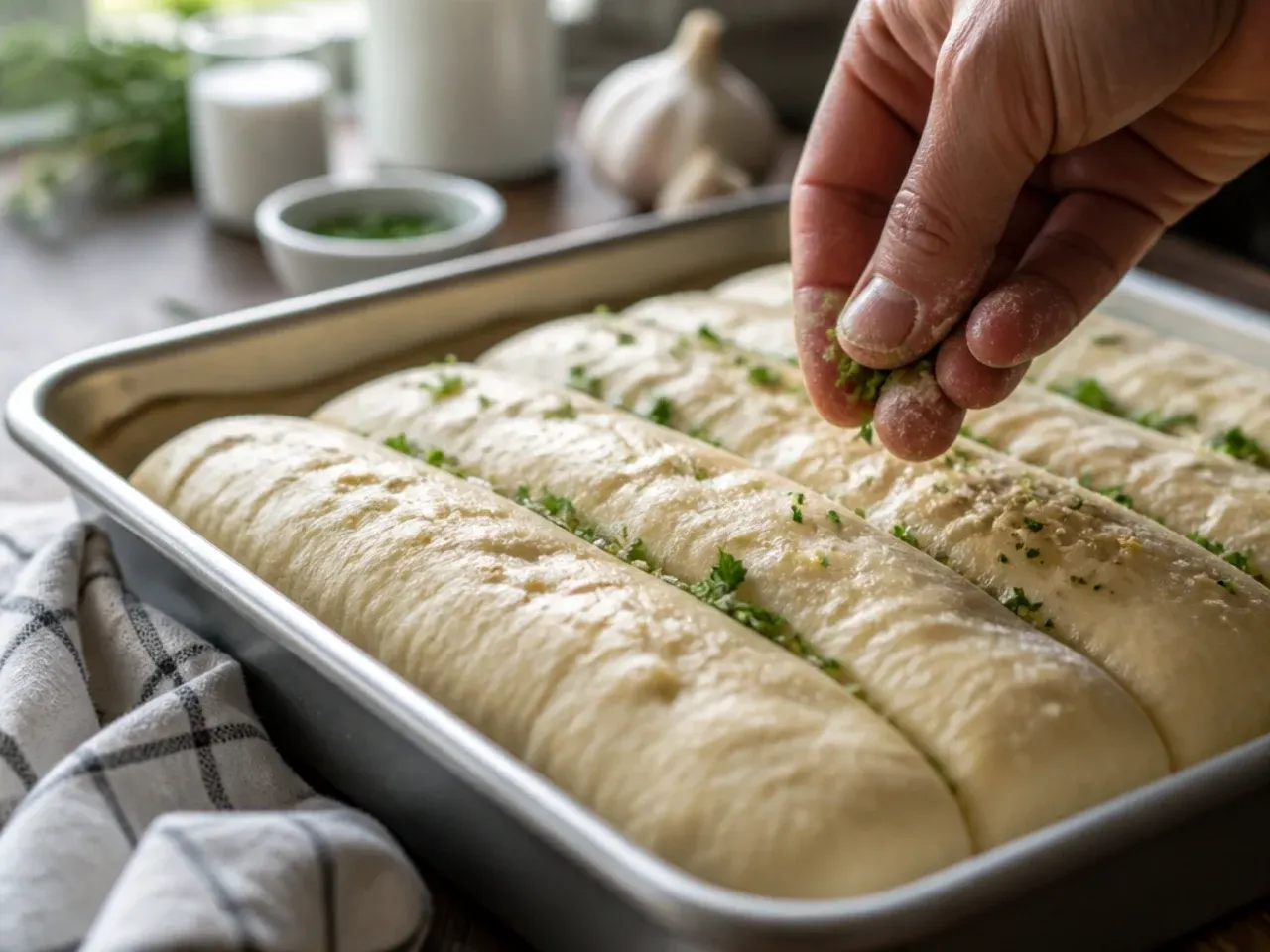 garlic bread sticks recipe step 5