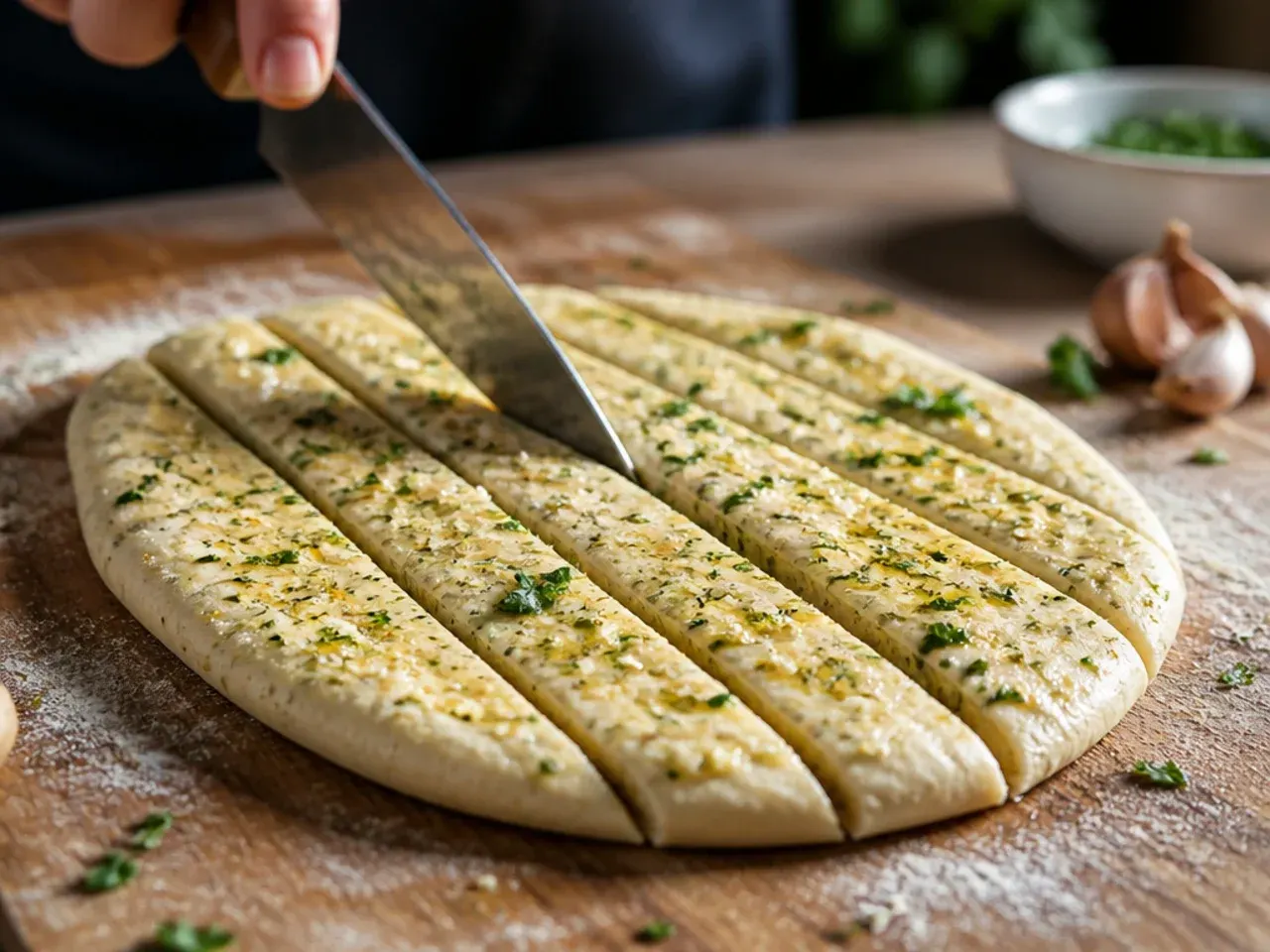 garlic bread sticks recipe step 8