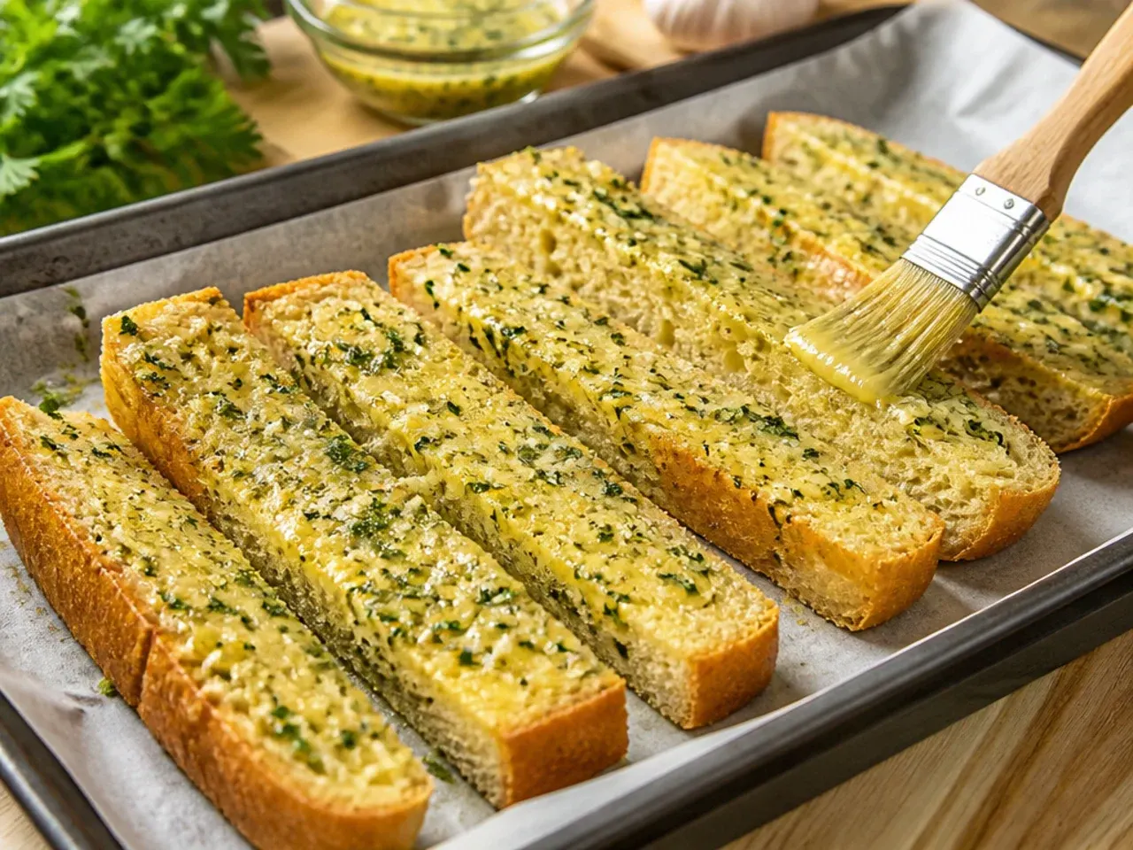 garlic bread sticks recipe step 10