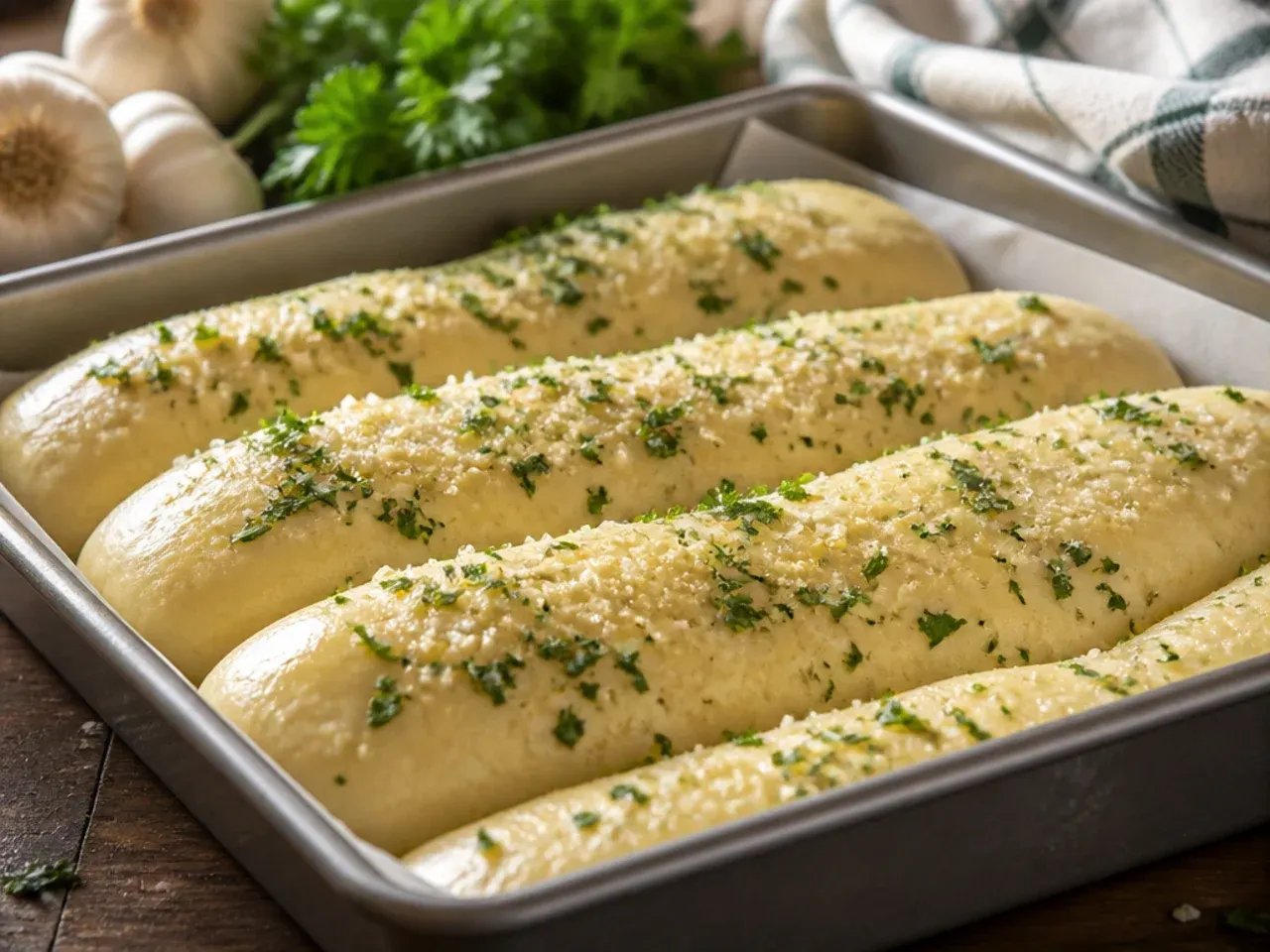 garlic bread sticks recipe step 11