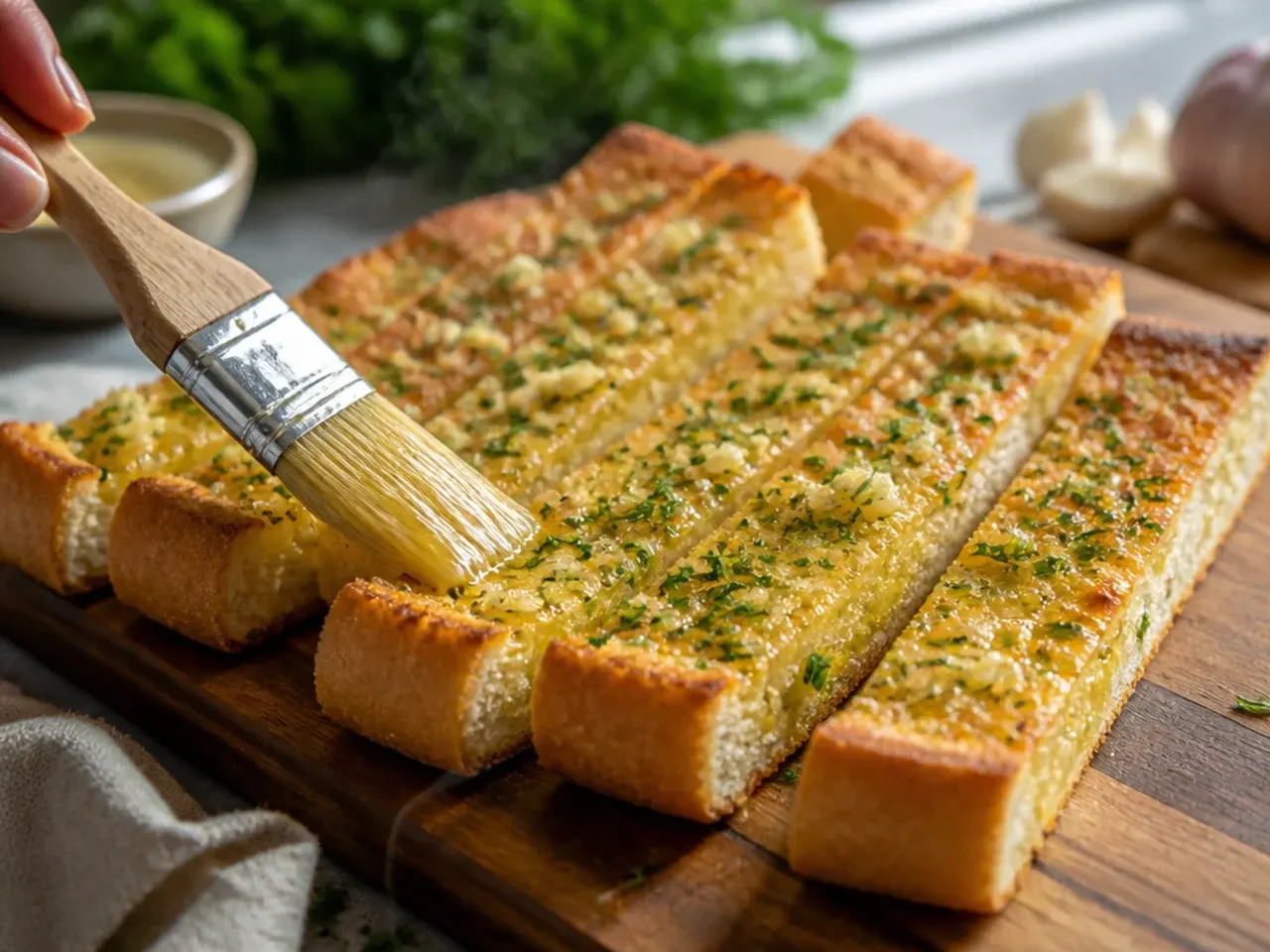 garlic bread sticks recipe step 19