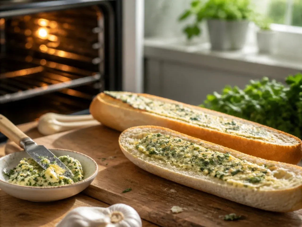 garlic bread recipe step 2