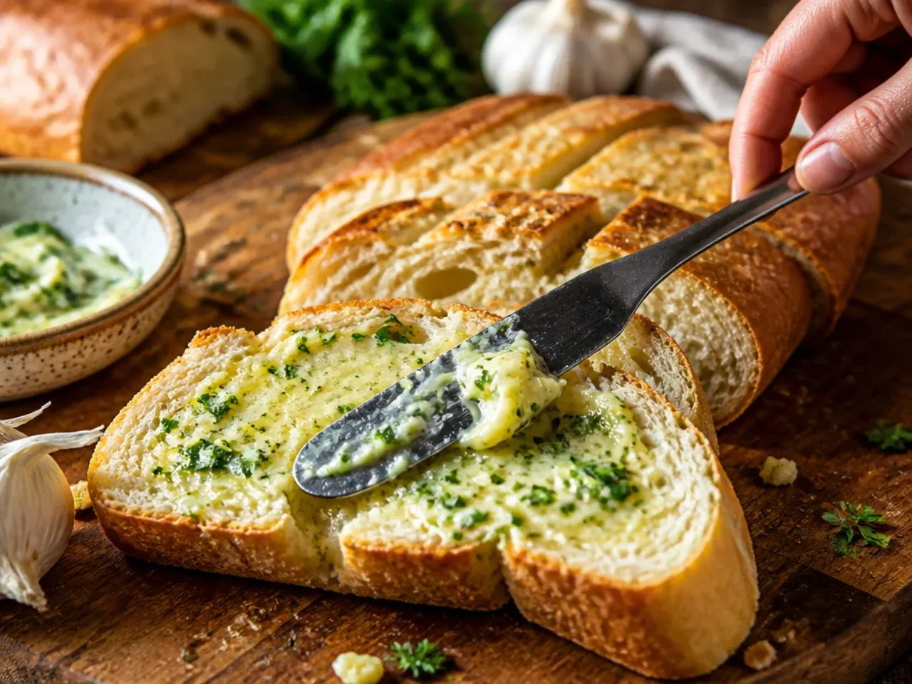garlic bread recipe step 3