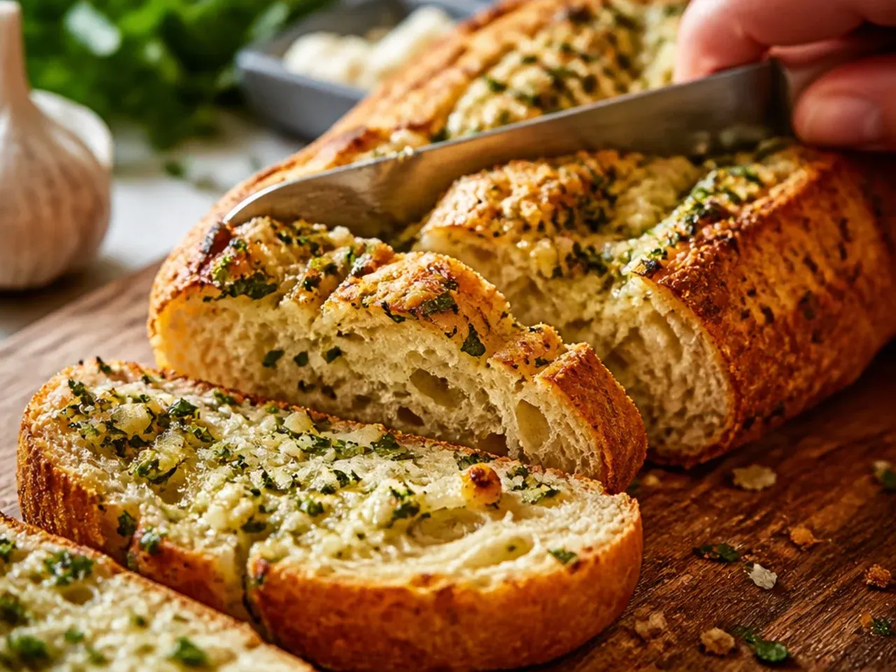 garlic bread recipe step 7