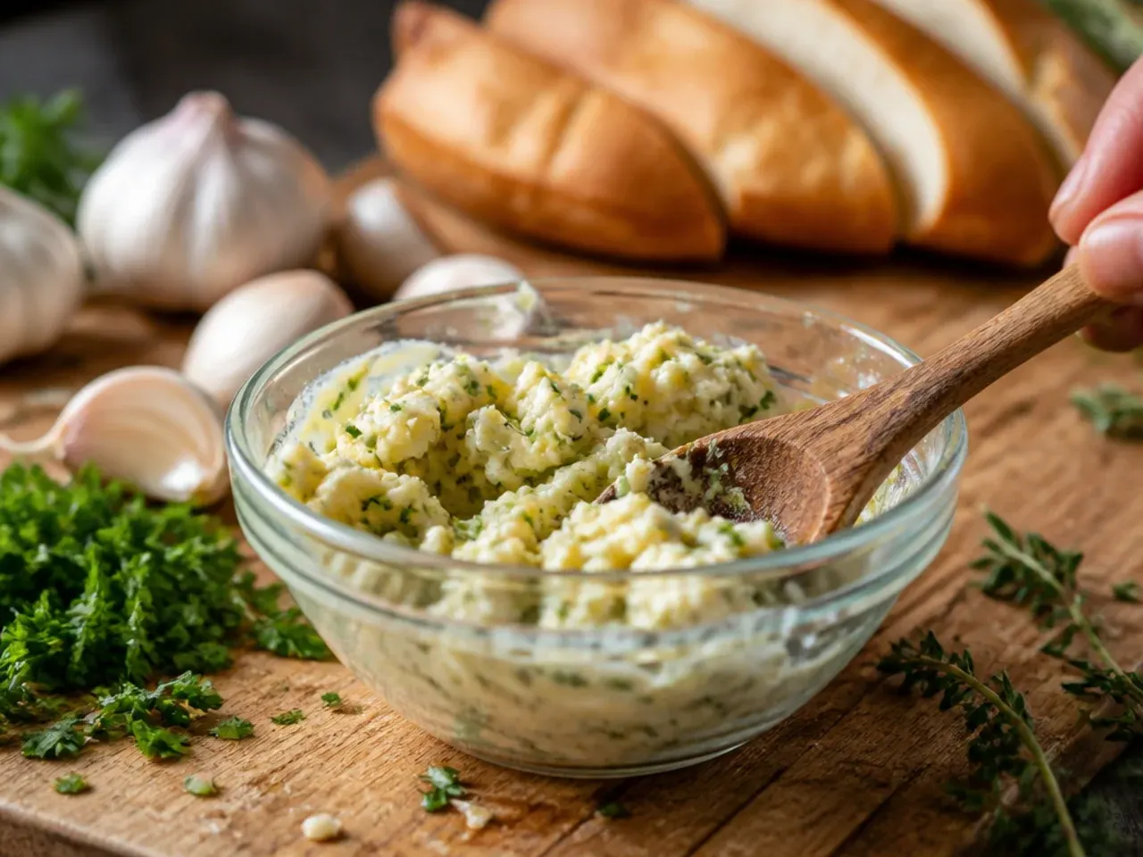 garlic cheese bread recipe step 2