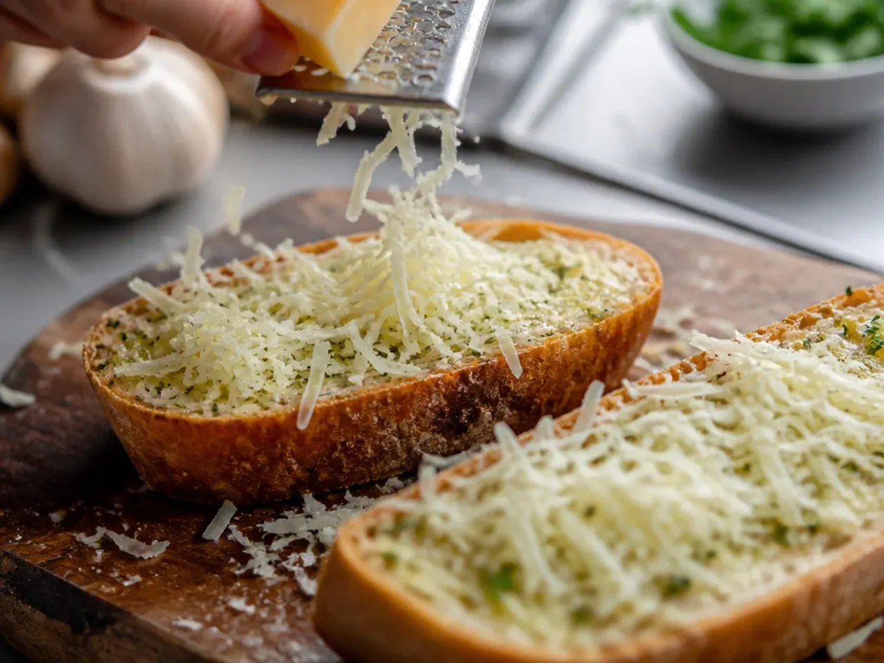 garlic cheese bread recipe step 5