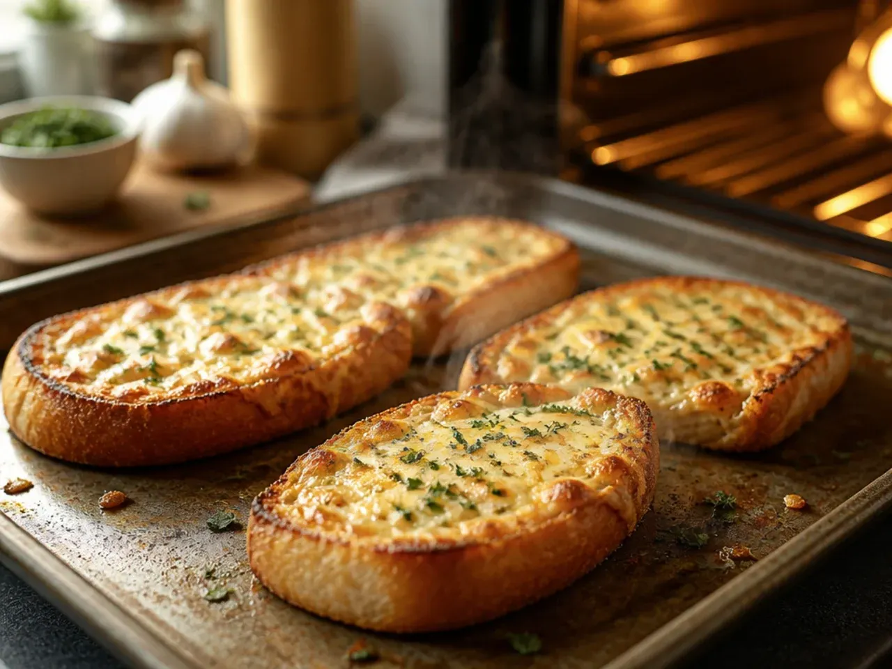 garlic cheese bread recipe step 6