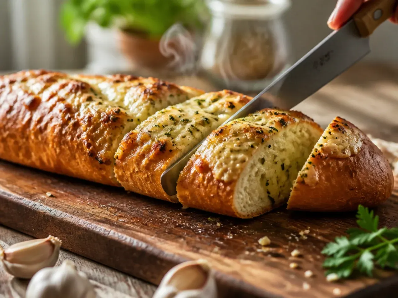 garlic cheese bread recipe step 7