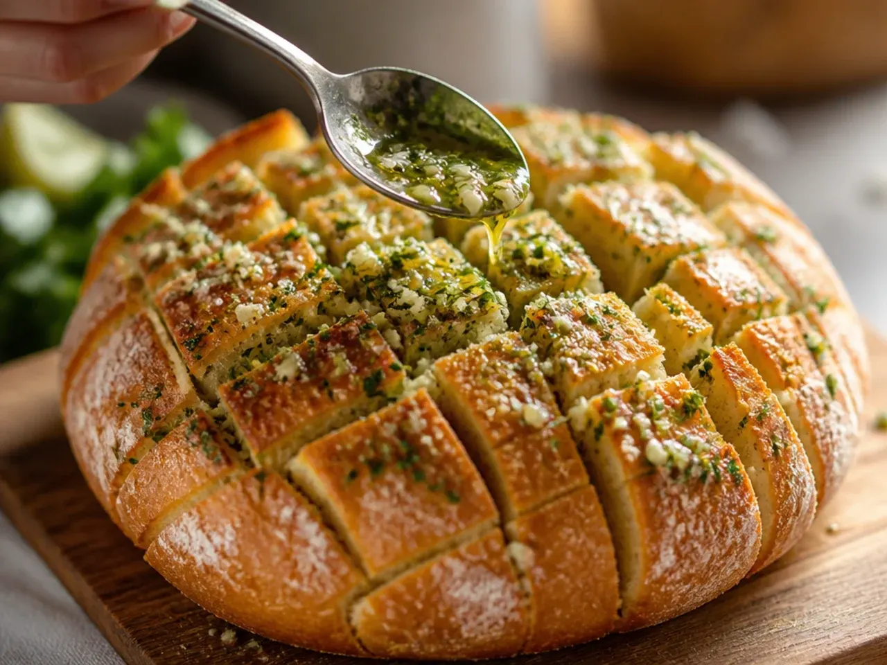 garlic pull apart bread recipe step 4