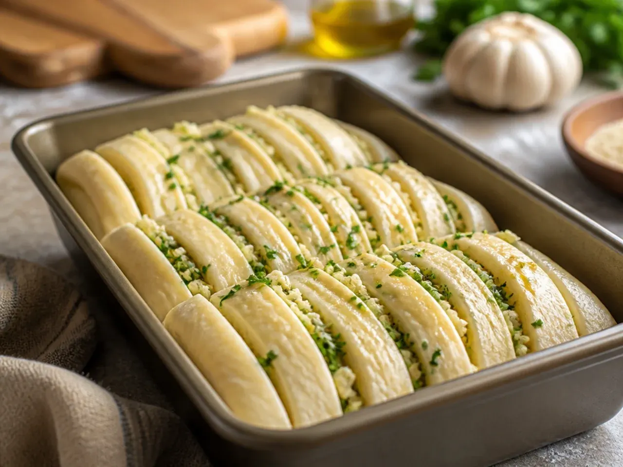 garlic pull apart bread recipe step 5