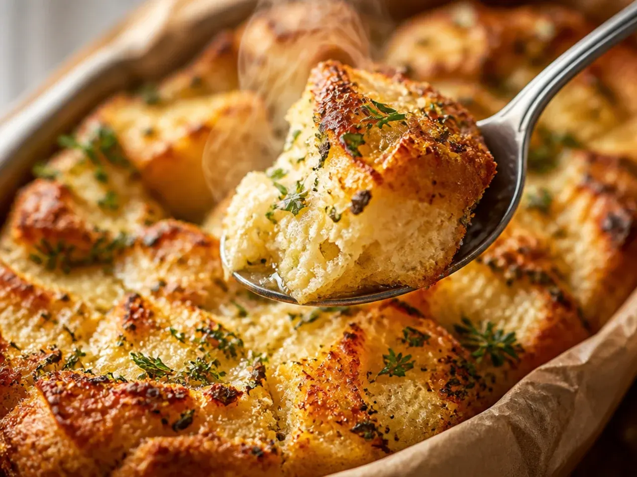 Vegan garlic and olive oil pull apart bread cooling on a wire rack