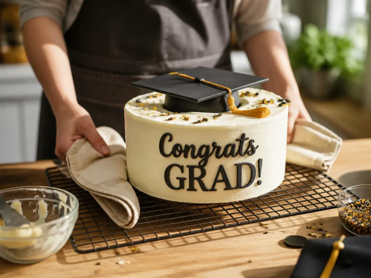 graduation cake ideas college recipe step 6
