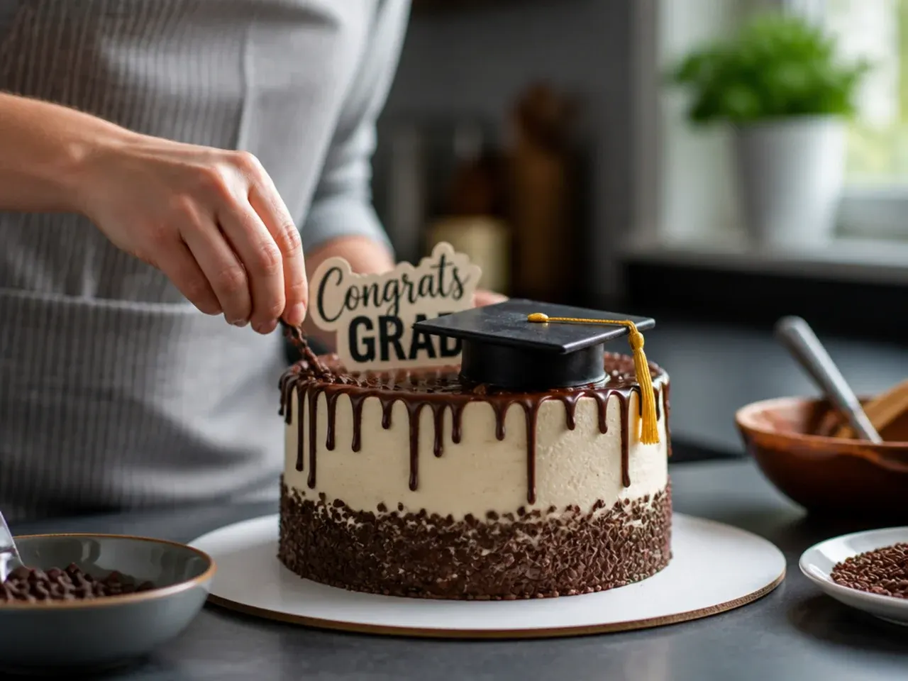 graduation cake ideas college recipe step 7
