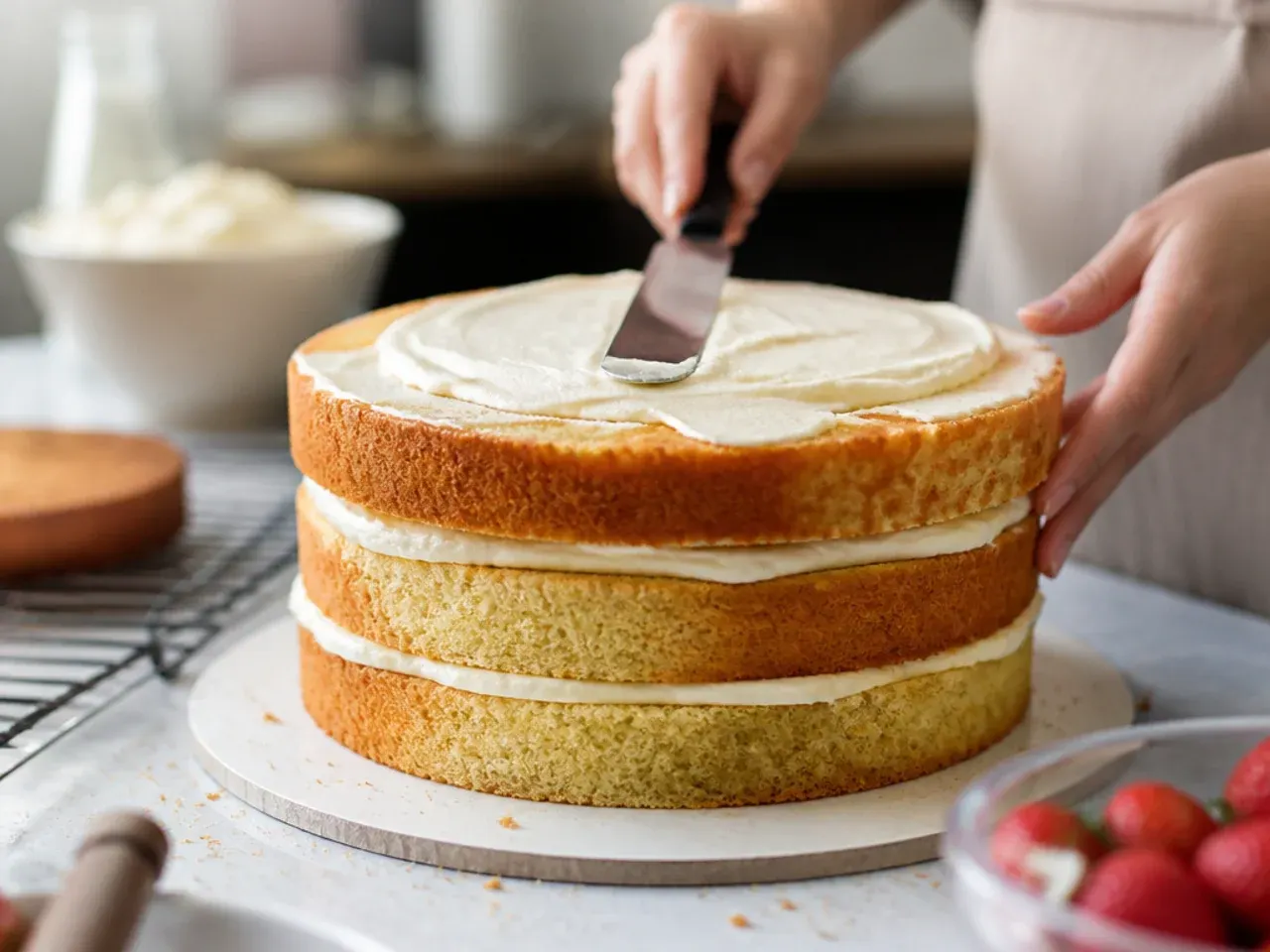 graduation cake ideas simple recipe step 5