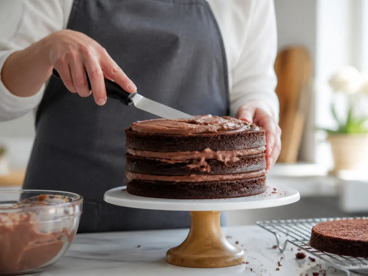 graduation cake ideas simple recipe step 7